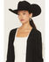 Image #2 - Shyanne Women's Fringe Faux Suede Cropped Jacket, Black, hi-res