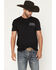 Image #2 - Grunt Style Men's Easy Rider Eagle Short Sleeve Graphic T-Shirt, Black, hi-res