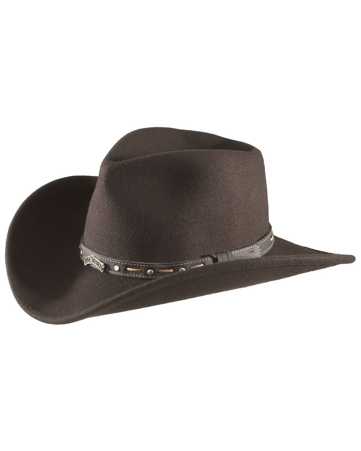 Image #1 - Jack Daniel's Men's Crushable Felt Western Fashion Hat, , hi-res