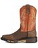 Image #3 - Ariat Boys' Earth WorkHog® Western Boots - Broad Square Toe, Earth, hi-res
