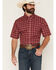 Image #3 - Wrangler Riata Men's Assorted Plaid Print Short Sleeve Button-Down Western Shirt - Big, Multi, hi-res