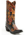 Image #1 - Shyanne Women's Aleena Tooled Floral Western Boots - Snip Toe, Brown, hi-res