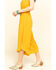 Image #3 - Rock & Roll Denim Women's Squash Blossom Embroidered Culotte Jumpsuit, , hi-res