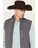 Image #2 - Cody James Men's Estacado Solid Concealed Carry Softshell Vest - Big, Charcoal, hi-res