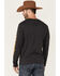 Wrangler Men's Yellowstone Dutton Ranch Logo Long Sleeve T-Shirt - Black, Black, hi-res