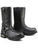 Image #1 - Milwaukee Leather Men's 11" Waterproof Harness Boots - Square Toe, Black, hi-res