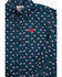 Image #2 - Cinch Toddler Boys' Flag Print Long Sleeve Button-Down Western Shirt, Navy, hi-res