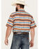 Ariat Men's VentTEK Outbound Print Classic Fit Short Sleeve Shirt, Tan, hi-res