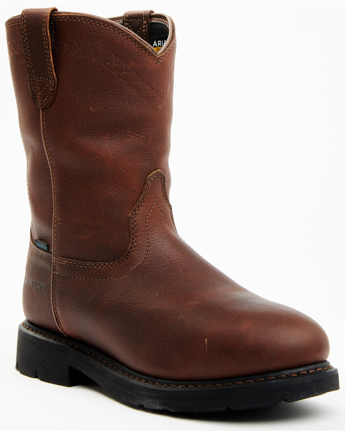 Image #2 - Ariat Men's Sierra H2O Waterproof Work Boots - Soft Toe, Sunshine, hi-res