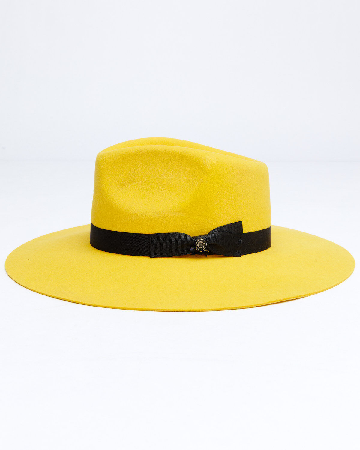 Image #3 - Charlie 1 Horse Women's Highway Felt Western Fashion Hat, Yellow, hi-res