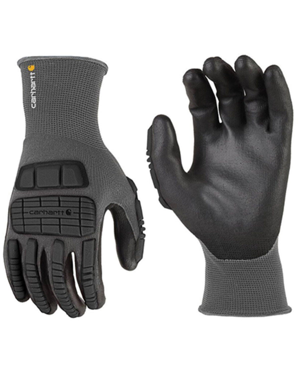 Carhartt Hybrid C-Grip&reg; Gloves, Grey, hi-res