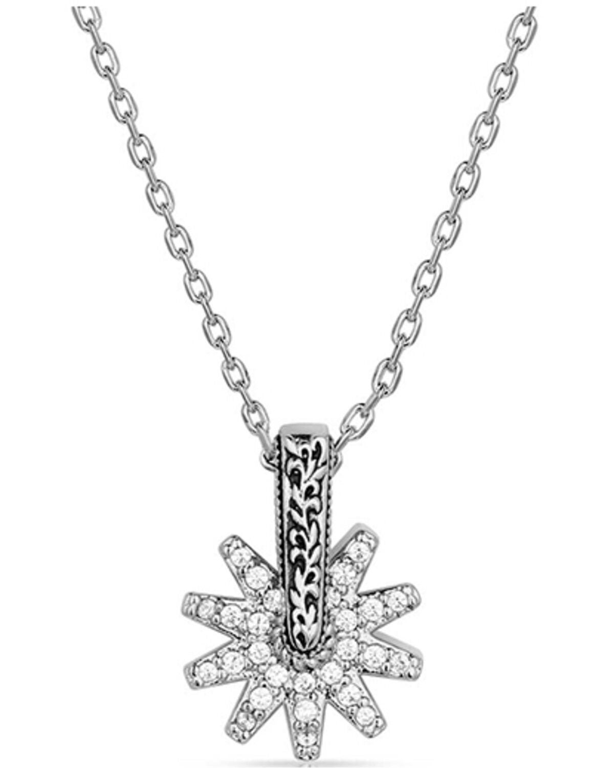 Montana Silversmiths Women's Spur Of The Moment Necklace, Silver, hi-res