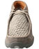 Twisted X Men's Woven Driving Moccasin Shoes - Moc Toe, Grey, hi-res