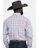 Image #2 - George Strait by Wrangler Men's Red Small Plaid Poplin Long Sleeve Western Shirt , , hi-res