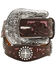Image #1 - Ariat Girls' Scalloped Hand Tooled & Embellished Belt, , hi-res
