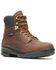 Image #1 - Wolverine Men's DuraShock Waterproof Lace-Up Work Boot - Steel Toe, Dark Brown, hi-res