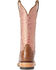 Image #3 - Ariat Women's Donatella Exotic Ostrich Western Boots - Broad Square Toe , Brown, hi-res