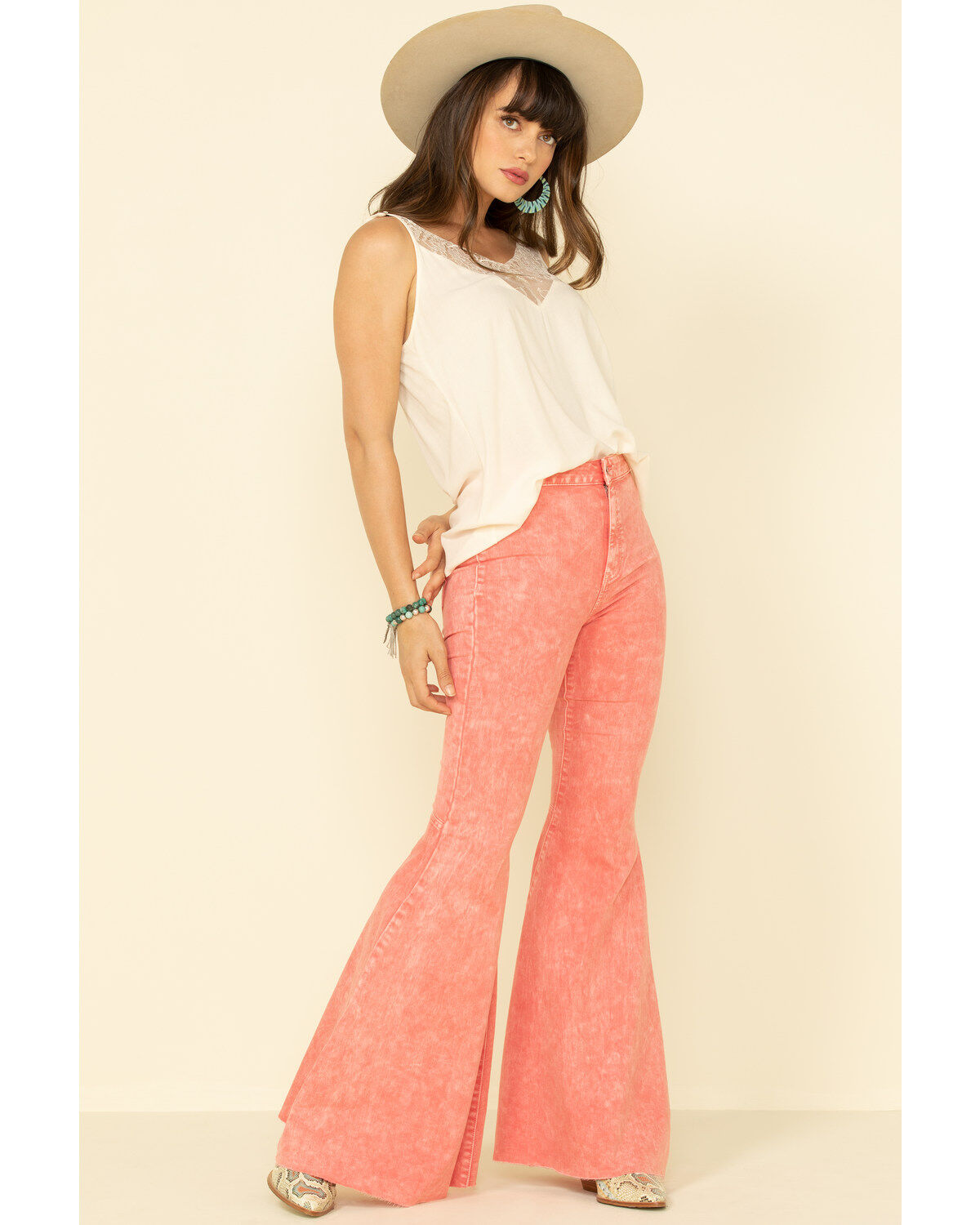 free people pink jeans