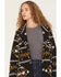 Image #3 - Cotton & Rye Women's Boot Barn Exclusive Southwestern Print Blazer, Dark Brown, hi-res