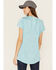 Image #4 - Ariat Women's Rebar Evolution Short Sleeve Work Tee, Blue, hi-res