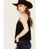 Image #2 - Idyllwind Women's Surrey Embroidered And Beaded Halter Top, Black, hi-res