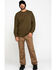 Image #6 - Hawx Men's Olive Pocket Long Sleeve Work T-Shirt, Olive, hi-res