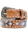 Image #1 - Shyanne Women's Shades Of Blue Floral Embroidery Belt , , hi-res