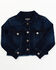 Shyanne Toddler Girls Kent Dark Wash Frayed Denim Jacket , Dark Wash, hi-res