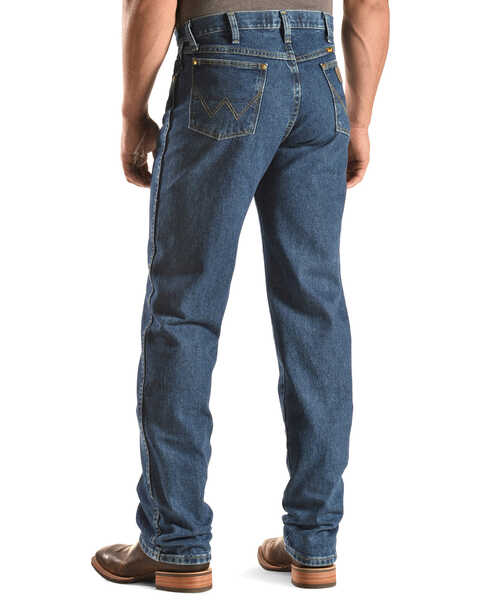 George Strait by Wrangler Men's Cowboy Cut Western Jeans, Denim, hi-res