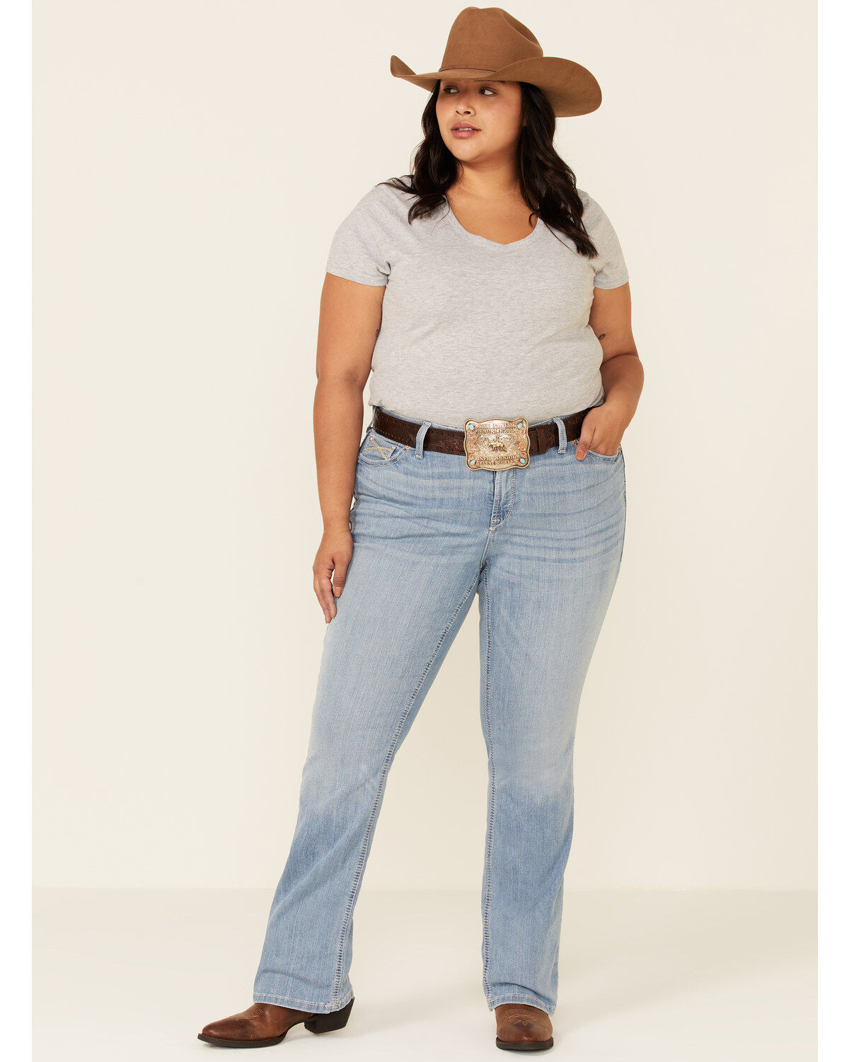 Plus size ariat jeans clearance
