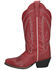 Image #3 - Smoky Mountain Women's Calloway Western Boots - Round Toe, Red, hi-res