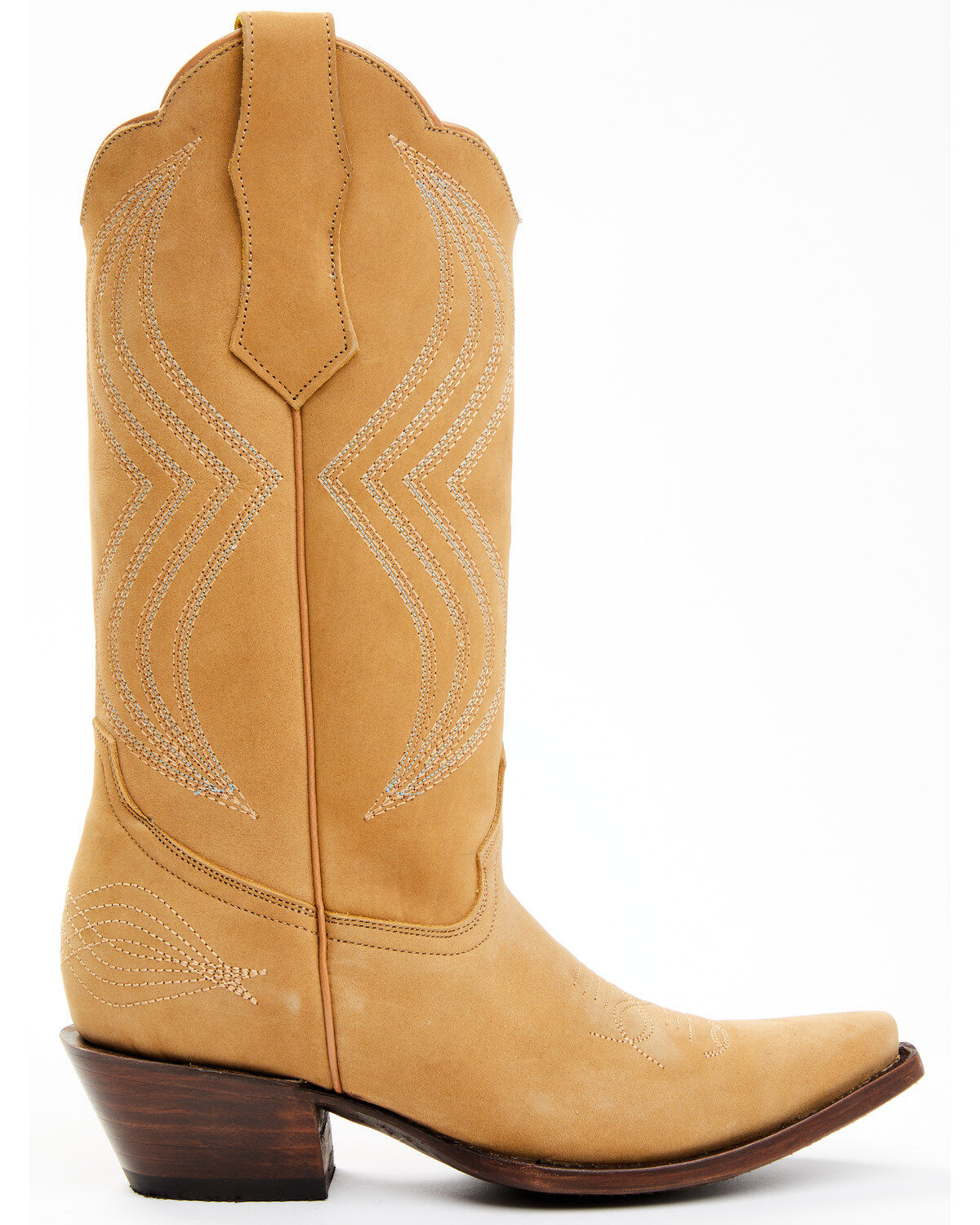 Image #2 - Planet Cowboy Women's Classic Sandy Western Boots - Snip Toe, Sand, hi-res
