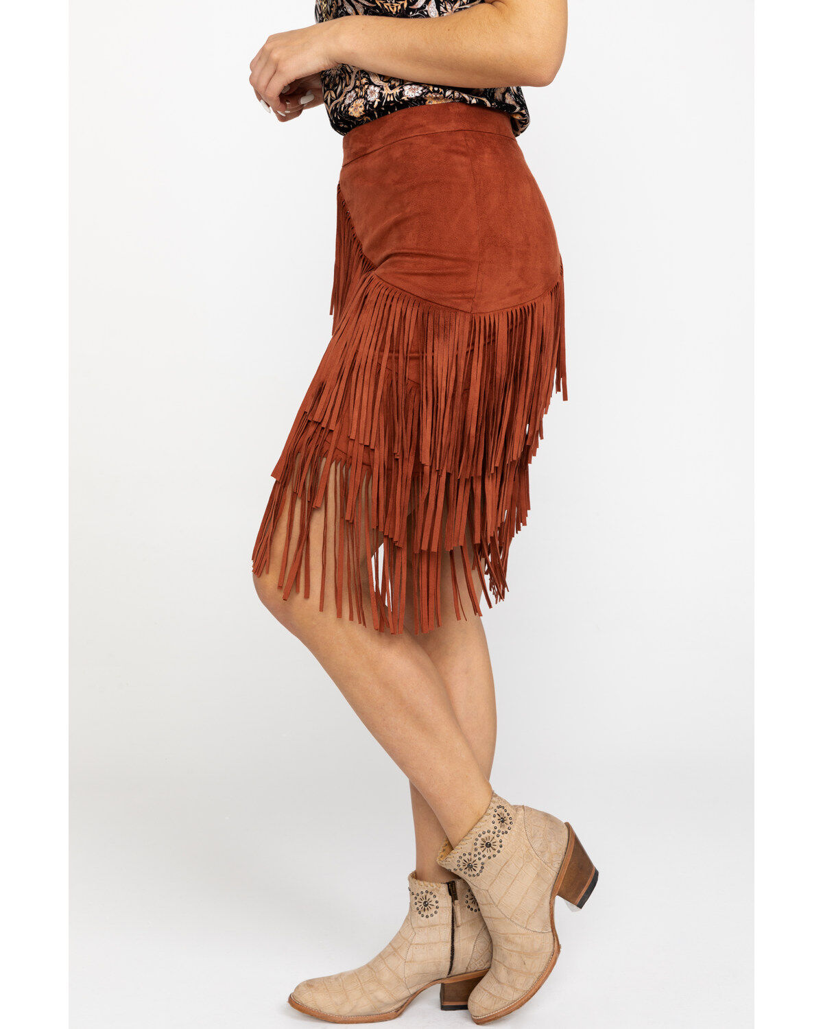 Image #3 - Idyllwind Women's Spellbound Fringe Skirt, , hi-res
