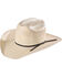 Cody James Men's Natural Straw Woven Vent Cowboy Hat, Natural, hi-res