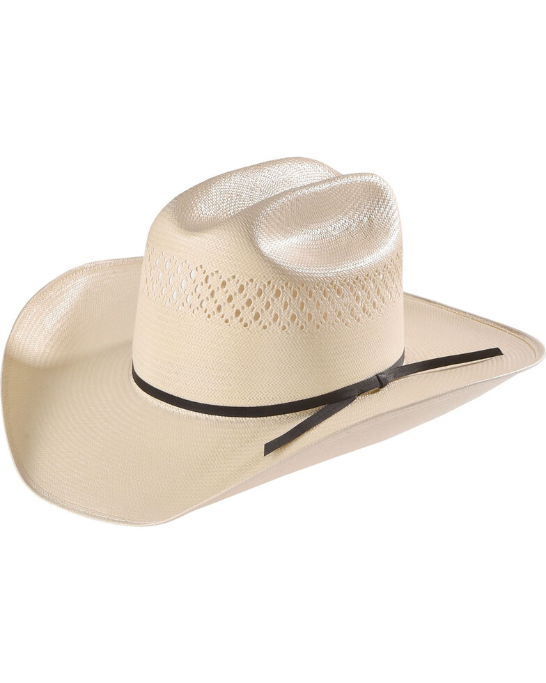 Cody James Men's Natural Straw Woven Vent Cowboy Hat, Natural, hi-res