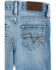 Cody James Toddler Boys' Flint Light Wash Stretch Slim Straight Jeans, Blue, hi-res