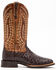 Image #2 - Ariat Men's Brown Platinum Full Quill Ostrich Boots - Square Toe, , hi-res
