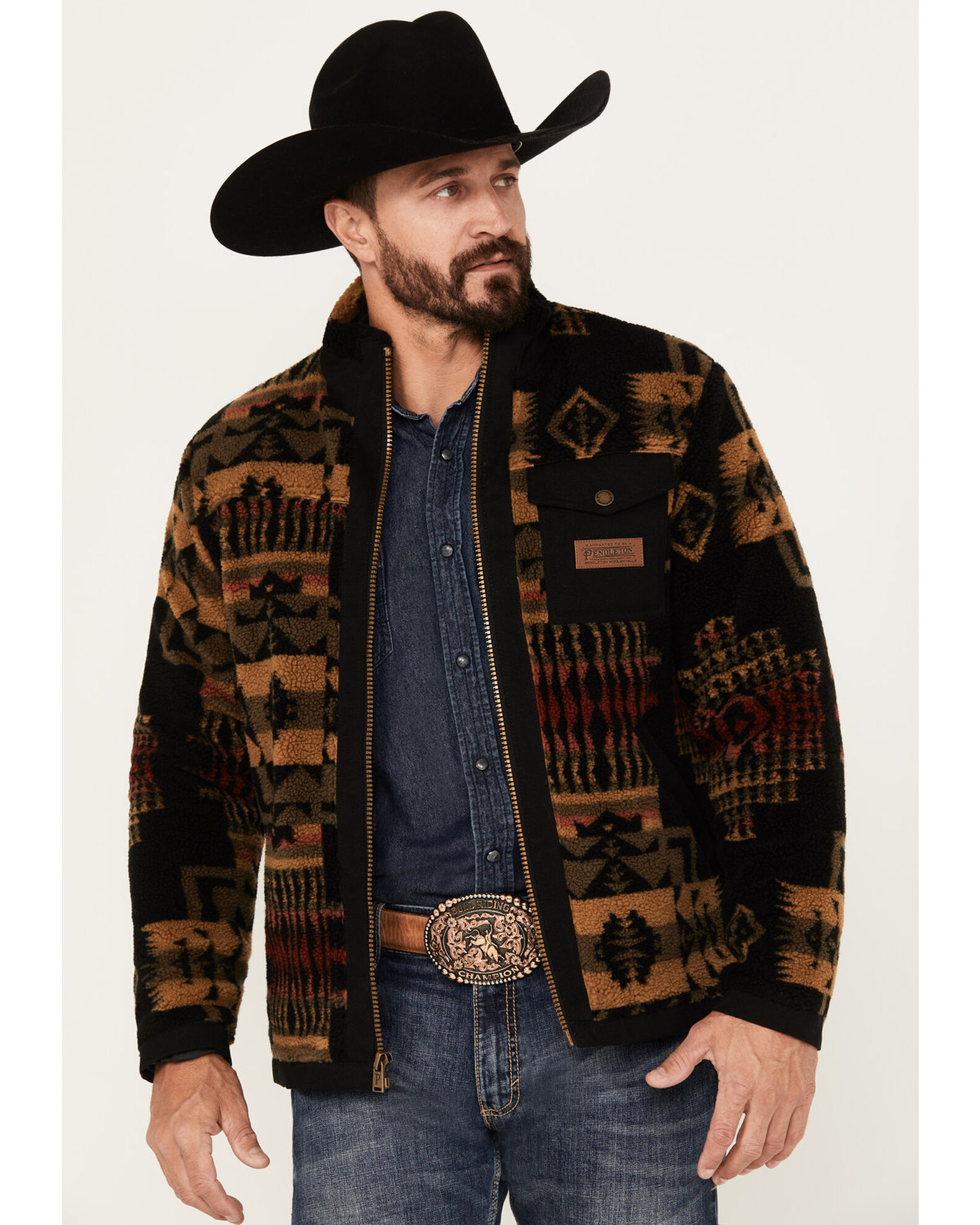 Pendleton Men s Chief Joseph Multicolor Print Jacket Pueblo Mall