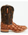 Image #2 - Cody James Men's Exotic Pirarucu Western Boots - Broad Square Toe, Brandy Brown, hi-res