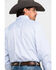 Image #2 - George Strait by Wrangler Men's White Geo Print Long Sleeve Western Shirt, White, hi-res