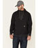 Image #1 - Ariat Men's Charcoal Rebar Workman 1/4 Zip Front Work Hooded Pullover, Charcoal, hi-res