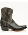Image #2 - Lucchese Women's Cactus Western Booties - Snip Toe, Black, hi-res