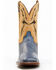 Dan Post Men's Exotic Water Snake Western Boots - Broad Square Toe, Blue, hi-res