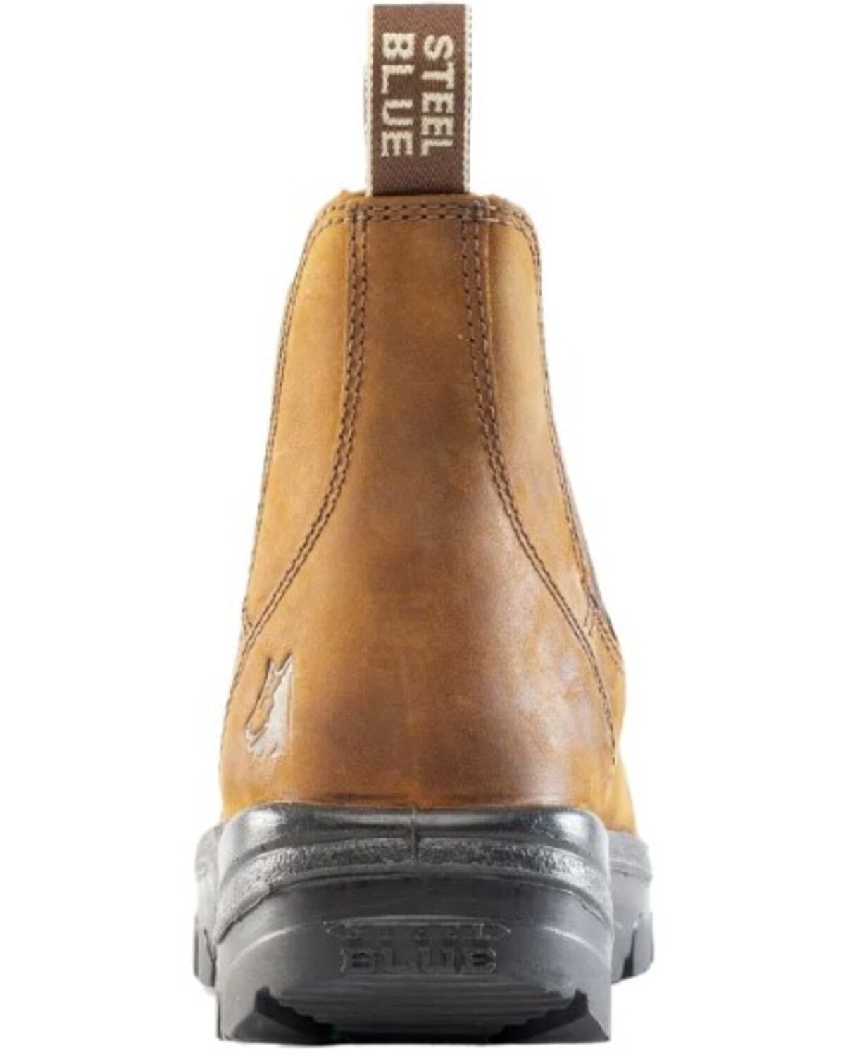 Image #5 - Steel Blue Men's Hobart PR Met Bump Work Boots - Steel Toe, Brown, hi-res
