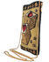 Mary Frances Roll the Dice Gold Beaded Crossbody Phone Bag, Cream, hi-res