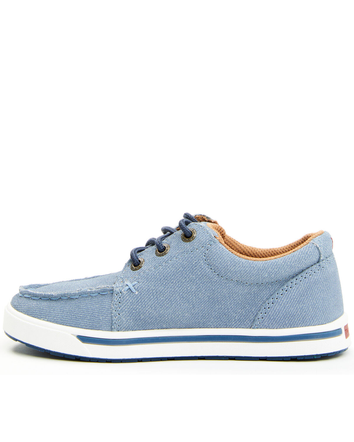 Image #3 - Wrangler By Twisted X Boys' Kicks Casual Shoes - Moc Toe, Blue, hi-res