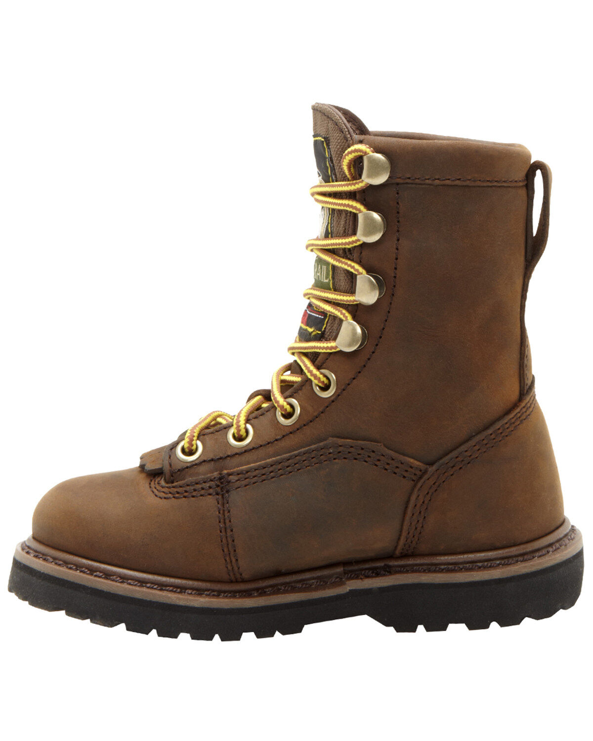 Image #3 - Georgia Boot Boys' Insulated Outdoor Waterproof Lace-Up Boots, Tan, hi-res