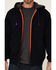 Hawx Men's Navy Sherpa Lined Zip-Front Hooded Work Jacket , Navy, hi-res