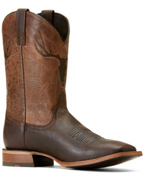 Ariat Men's Crosshair Western Boots - Broad Square Toe, Brown, hi-res
