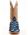 Image #4 - Cody James Men's Exotic Pirarucu Western Boots - Broad Square Toe, Blue, hi-res